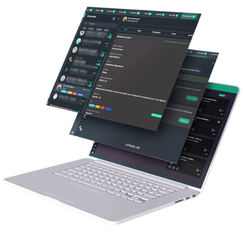 Dashboard do ZapHub